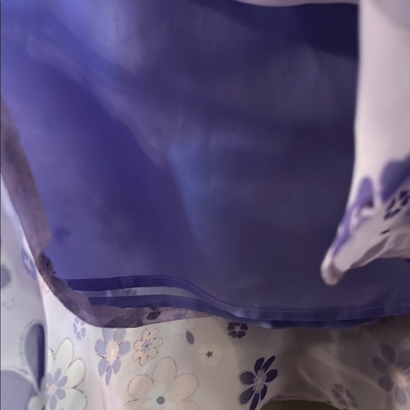 Floral Kids Dress in Purple and White - Picture 8 of 8